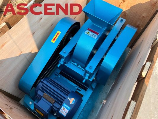 400 500 Kg Per Hour Capacity Basalt Marble Ceramic Crushing Output Size Less Than 3mm Lab Sample Double Roller Crusher