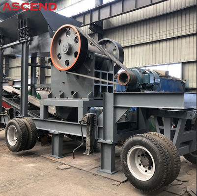 20 50 100 Ton Per Hour Mining Crusher Machine Mobile Diesel Engine Jaw Crusher Plant